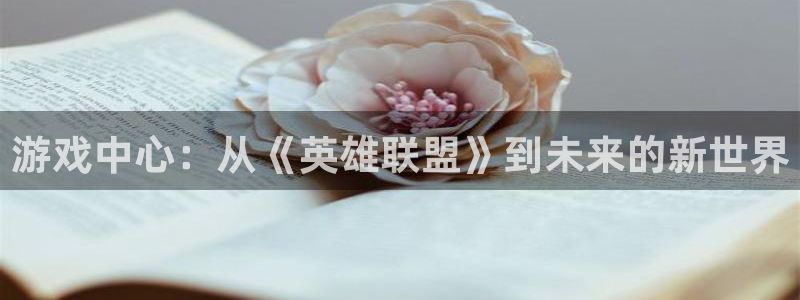 游戏中心：从《英雄联盟》到未来的新世界